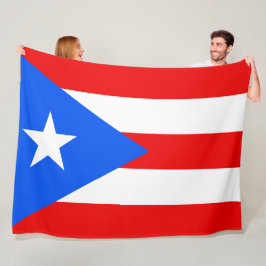 Puerto-Rico-Flagge (Puerto Rico) Fleecedecke