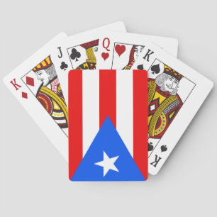 Puerto-Rico-Flagge (Puerto Rico) Spielkarten