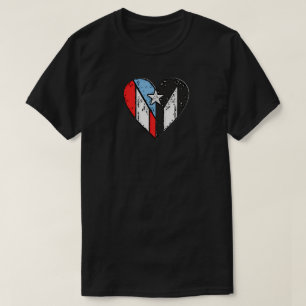 Puerto-Rico-Flaggen Boricua Heart, Puerto Rico T-Shirt