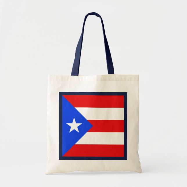 Puerto Rico Flaggentasche Tragetasche (Vorne)