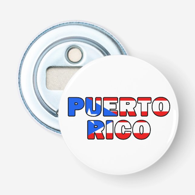 Puerto Rico Flaschenöffner (Vorderseite)