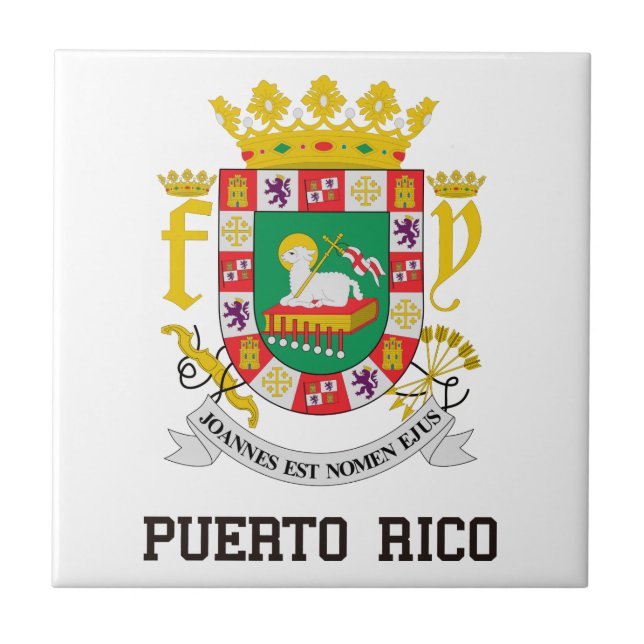 Puerto Rico Fliese (Vorderseite)