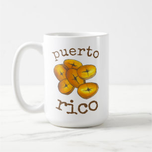 Puerto Rico Fried Plantains Tostones Küche Kaffeetasse