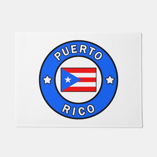 Puerto Rico Fußmatte (Vorderseite)