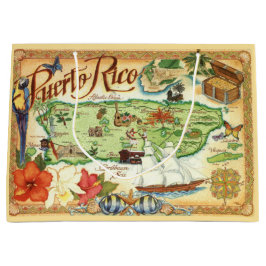 Puerto Rico Gift Bag Große Geschenktüte
