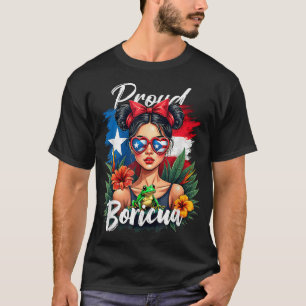 Puerto Rico Girls Boricua Puerto Rico Kulturerbe T-Shirt