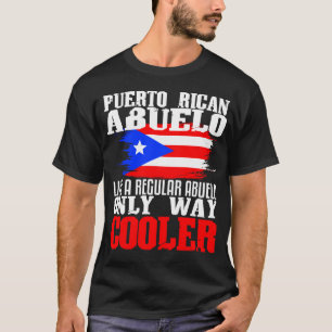 Puerto Rico Grandpa Abuelo Funny Vathers Day Gesch T-Shirt