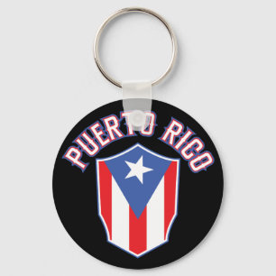 Puerto Rico groß und mutig Schlüsselanhänger