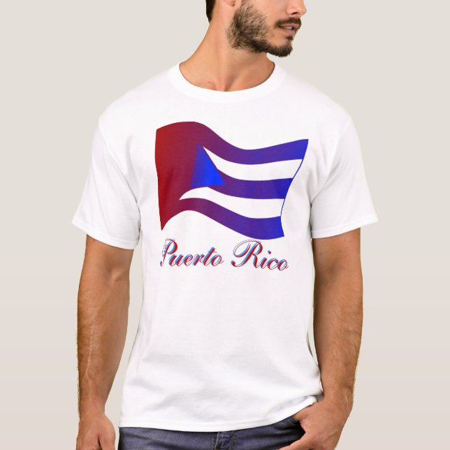 Puerto Rico - grundlegender T - Shirt (Vorderseite)