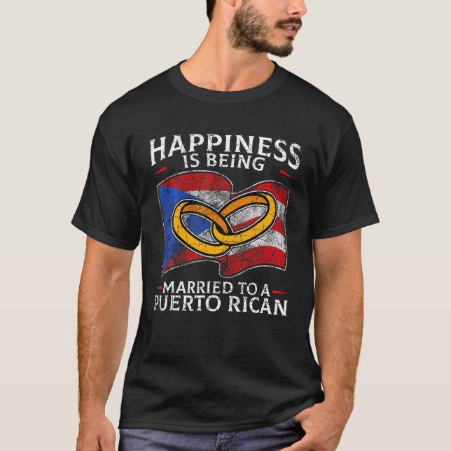 Puerto Rico Hochzeitsgemeinde Puerto Rico P T-Shirt (Vorderseite)