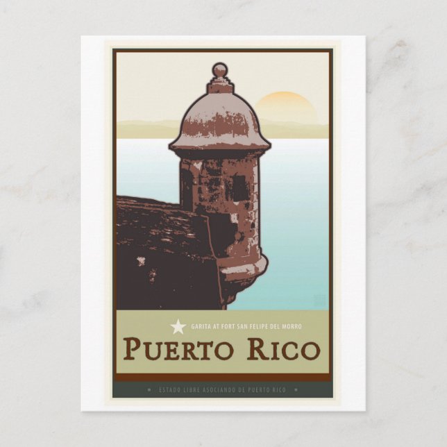 Puerto Rico I Postkarte (Vorderseite)