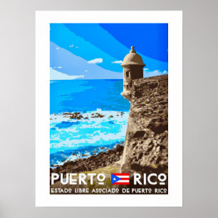 Puerto Rico Inselposter Druck Poster