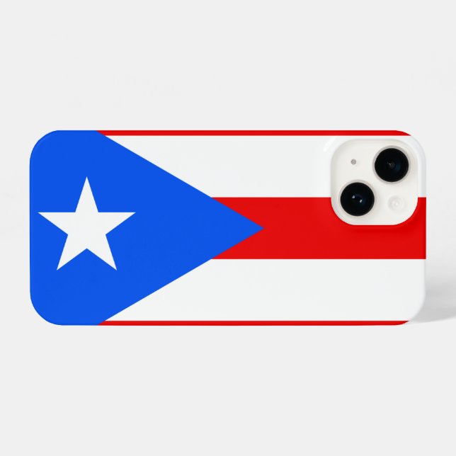 Puerto Rico iPhone 14 Hülle (Rückseite (Horizontal))