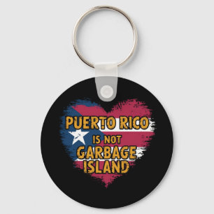 Puerto Rico ist keine Müllinsel Schlüsselanhänger