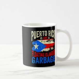 Puerto Rico ist keine schwimmende Insel für Müll Kaffeetasse