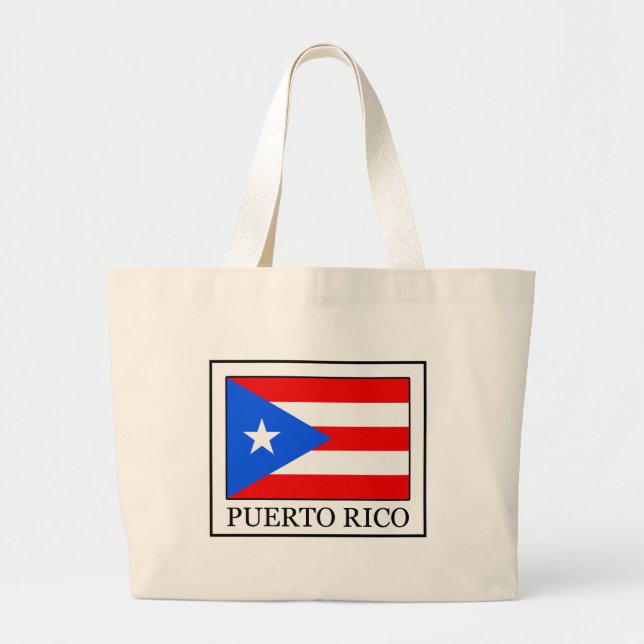 Puerto Rico Jumbo Stoffbeutel (Vorne)