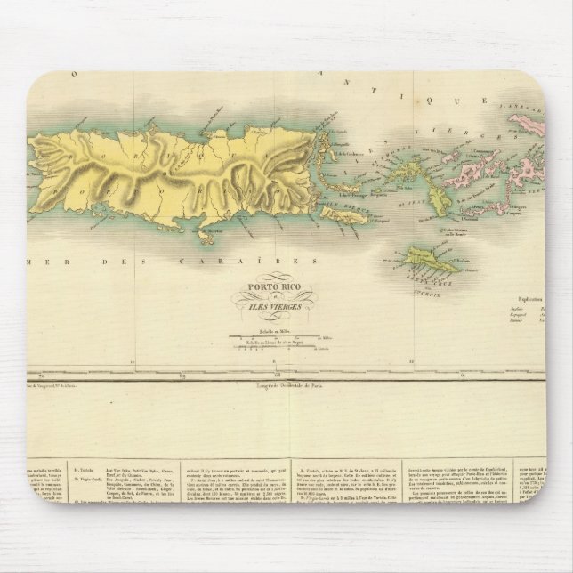Puerto Rico, Jungfrau Mousepad (Vorne)