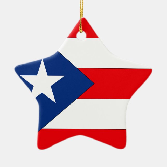 Puerto Rico Keramik Ornament (Vorne)