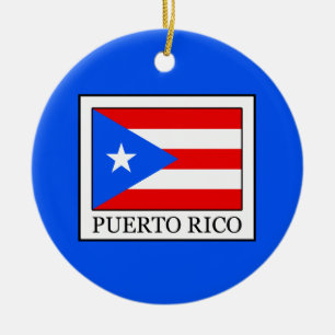 Puerto Rico Keramik Ornament