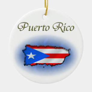 Puerto Rico Keramik Ornament