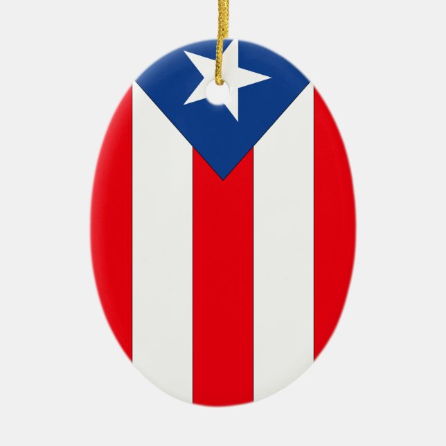 Puerto Rico Keramik Ornament (Vorne)