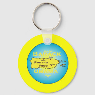 Puerto Rico Keychain Schlüsselanhänger