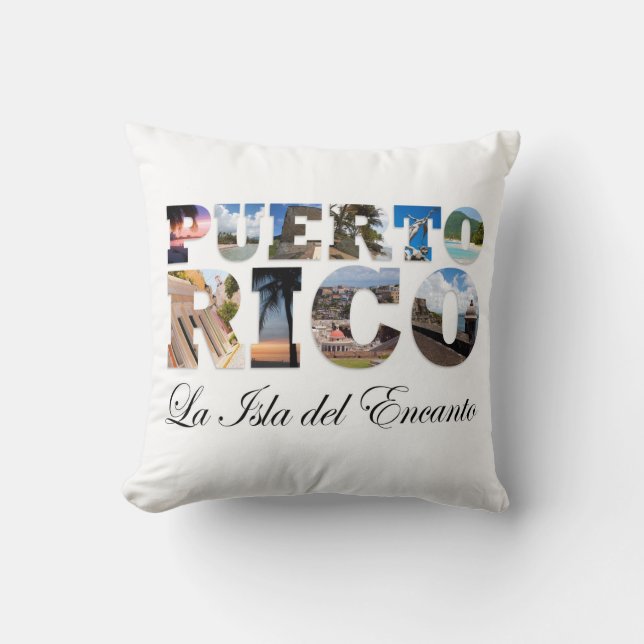 Puerto Rico La Isla Del Encanto Kissen (Vorderseite)