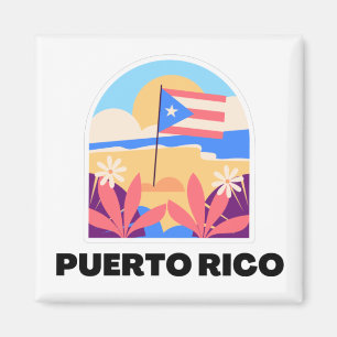 Puerto Rico Landschaftsmagnet Magnet