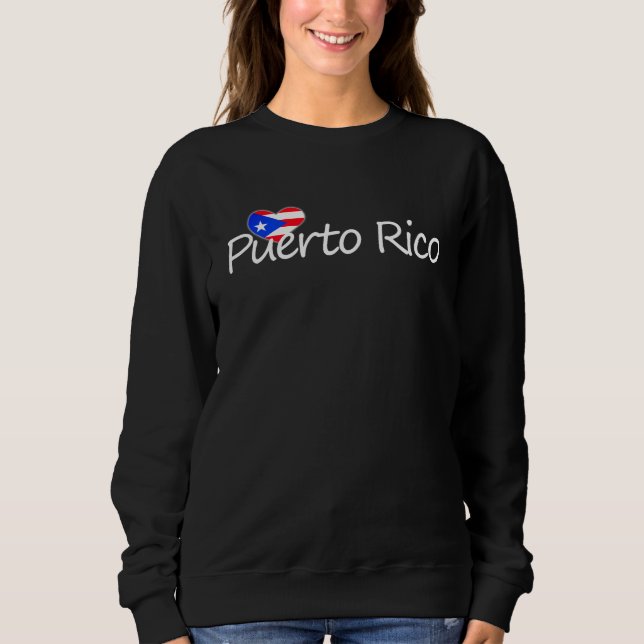 Puerto Rico Liebe Sweatshirt (Vorderseite)