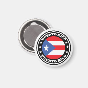 Puerto Rico Logo für die nationale Flagge Magnet