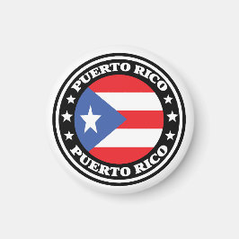 Puerto Rico Logo für die nationale Flagge Magnet
