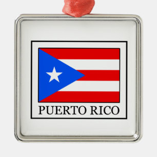 Puerto Rico Ornament Aus Metall