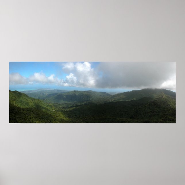 Puerto Rico Panoramic 9 Poster (Vorne)