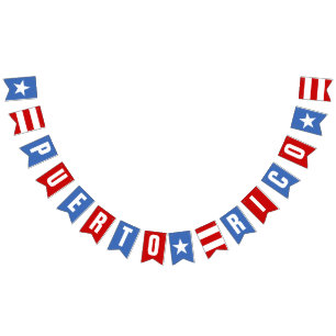 Puerto Rico Party-Banner Wimpelkette