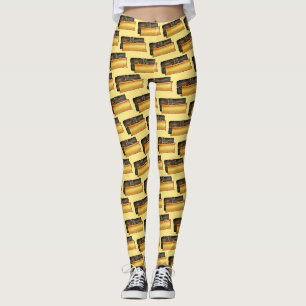 Puerto Rico Pasteles Savory Banana Leaf Cakes Leggings