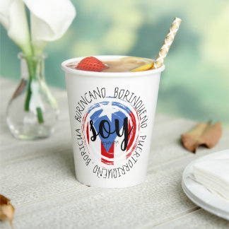 Puerto Rico Patriotic De Pura Cep Pappbecher