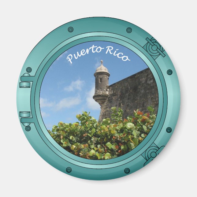 Puerto Rico Porthole Magnet (Vorne)