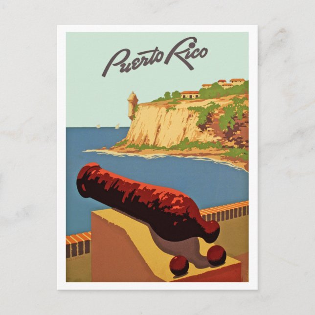 Puerto Rico Postkarte (Vorderseite)