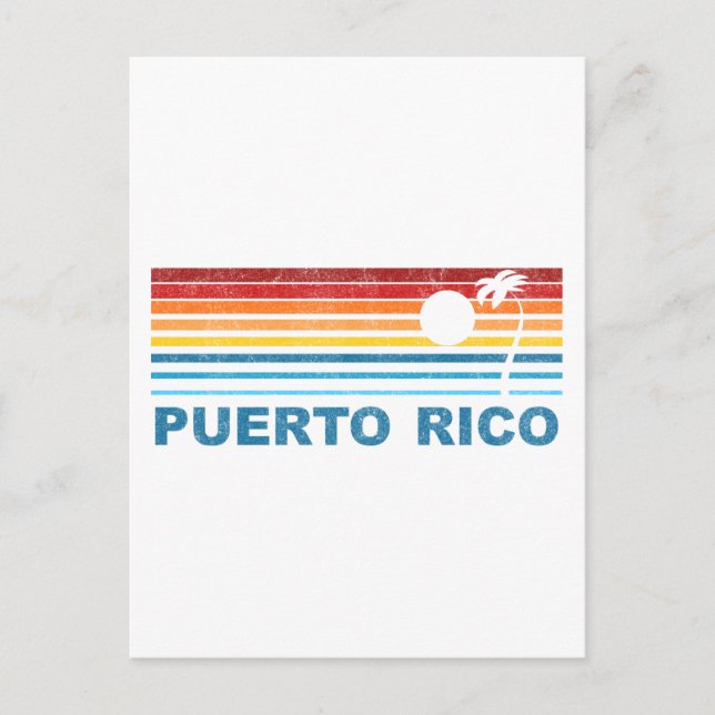Puerto Rico Postkarte (Vorderseite)