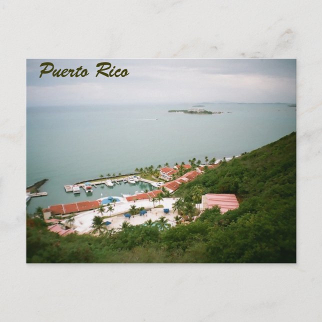 Puerto Rico Postkarte (Vorderseite)