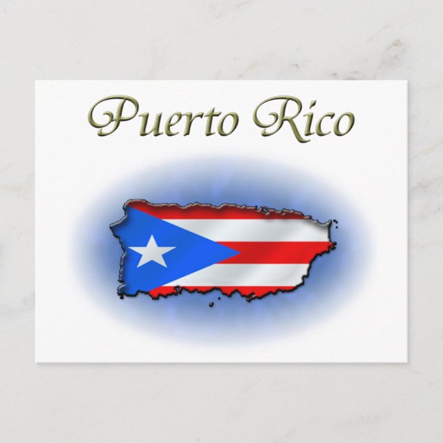 Puerto Rico Postkarte (Vorderseite)