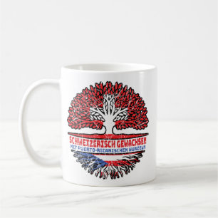 Puerto Rico Puerto-ricanisch Schweizer Schweiz Kaffeetasse