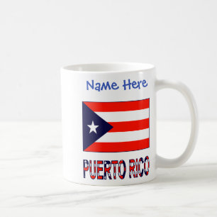 Puerto Rico puerto-ricanische Flagge Blau Personal Kaffeetasse