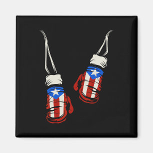 Puerto Rico Puerto Rico Boxhandschuhe Flag T Shir Magnet