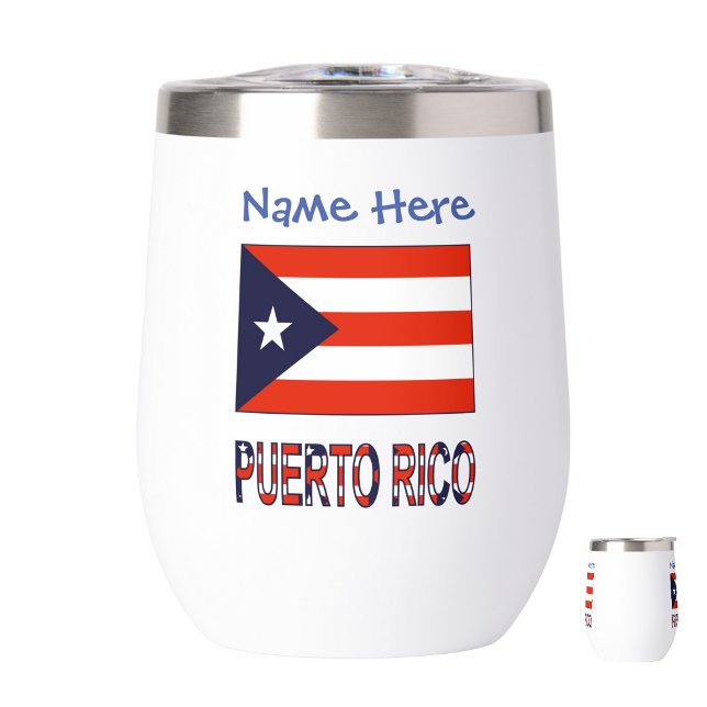 Puerto Rico Puerto Rico Flag Blau Personalisierung (Von Creator hochgeladen)