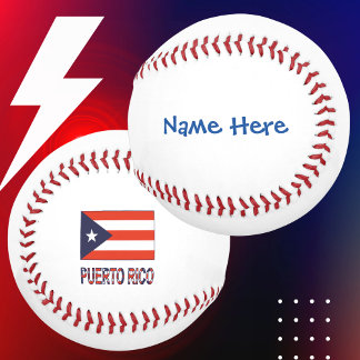Puerto Rico Puerto Rico Flag Blau Personalisierung Baseball