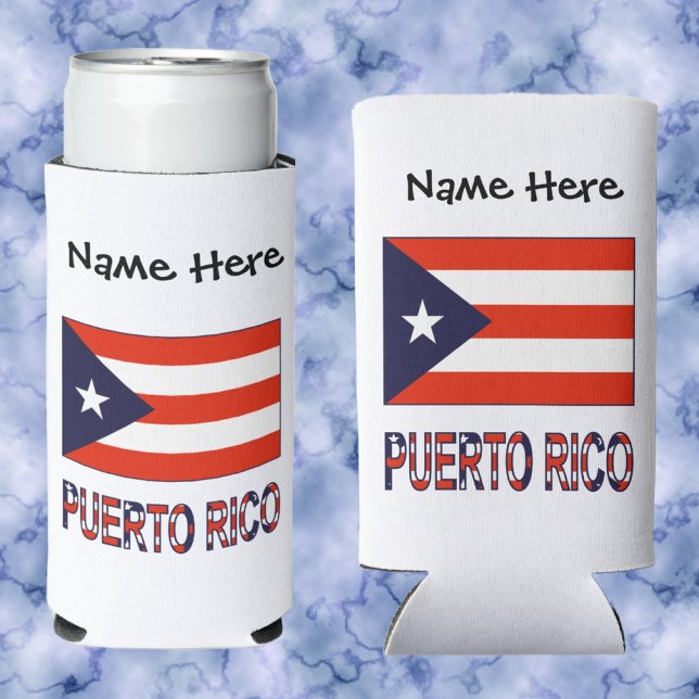 Puerto Rico Puerto Rico Flag Personalisiert Selters Dosenkühler (Von Creator hochgeladen)