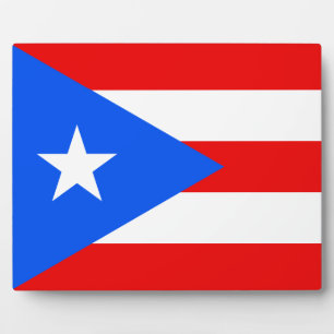 Puerto Rico - Puerto-Rico-Flagge Fotoplatte
