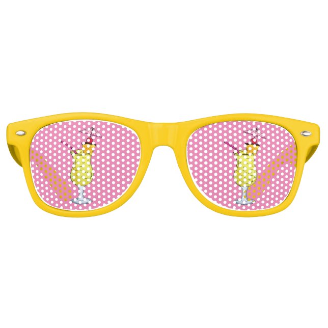 Puerto Rico Puerto Rico Piña Colada Cocktail Partybrille (Vorderseite)