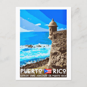 Puerto Rico Reise Postkarte